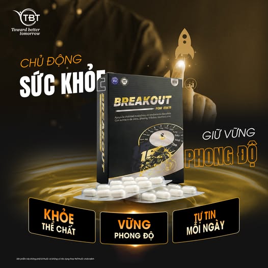 Breakout: Giải Pháp Hỗ Trợ Tăng Cường Sinh Lực Nam Giới Từ Tây Ban Nha